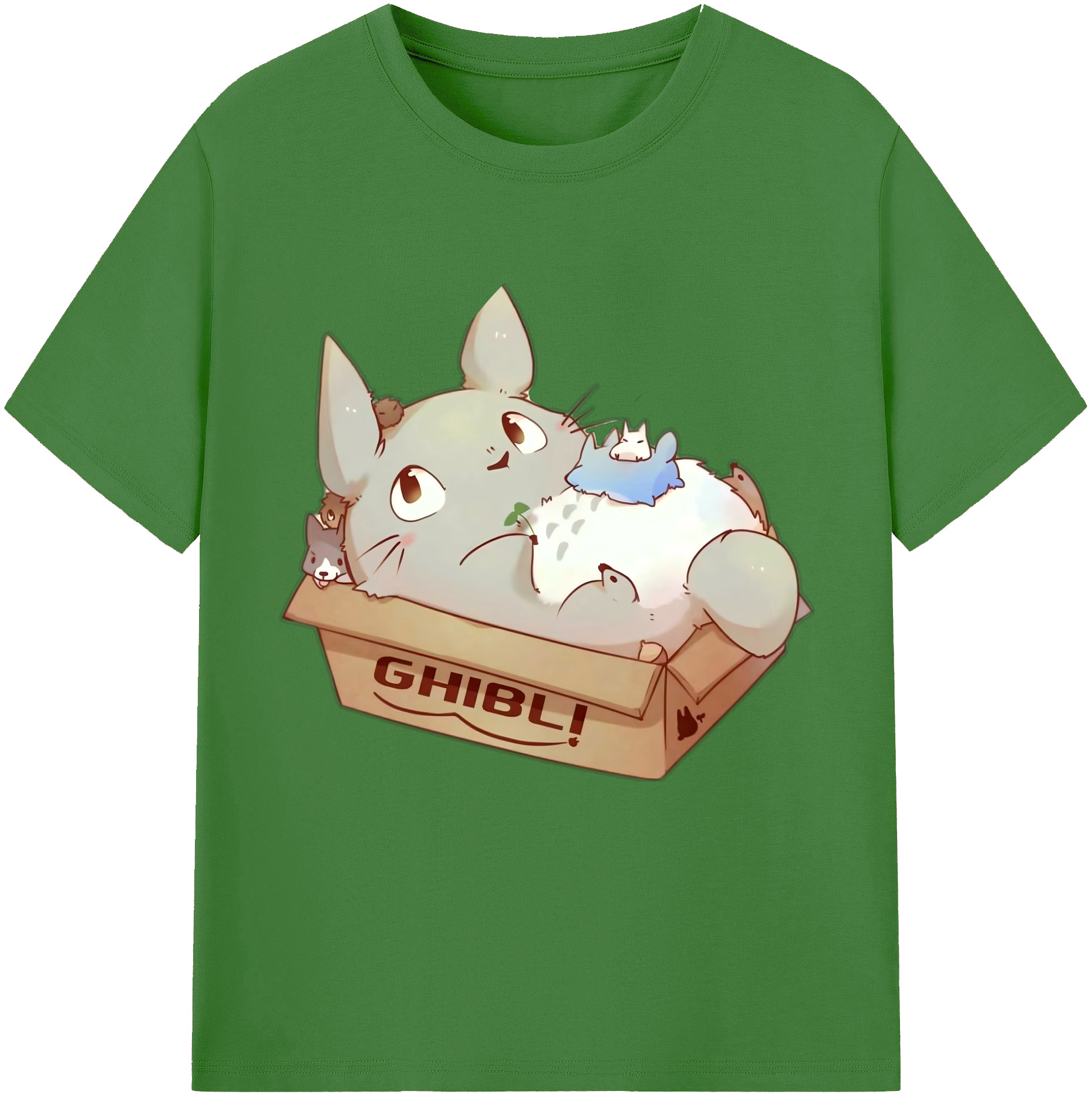 （画像用） となりのトトロ 草壁メイ 草壁サツキ My Neighbor Totoro Satsuki Kusakabe Mei Kusakabe レディースカジュアルプリントTシャツ（綿100％）